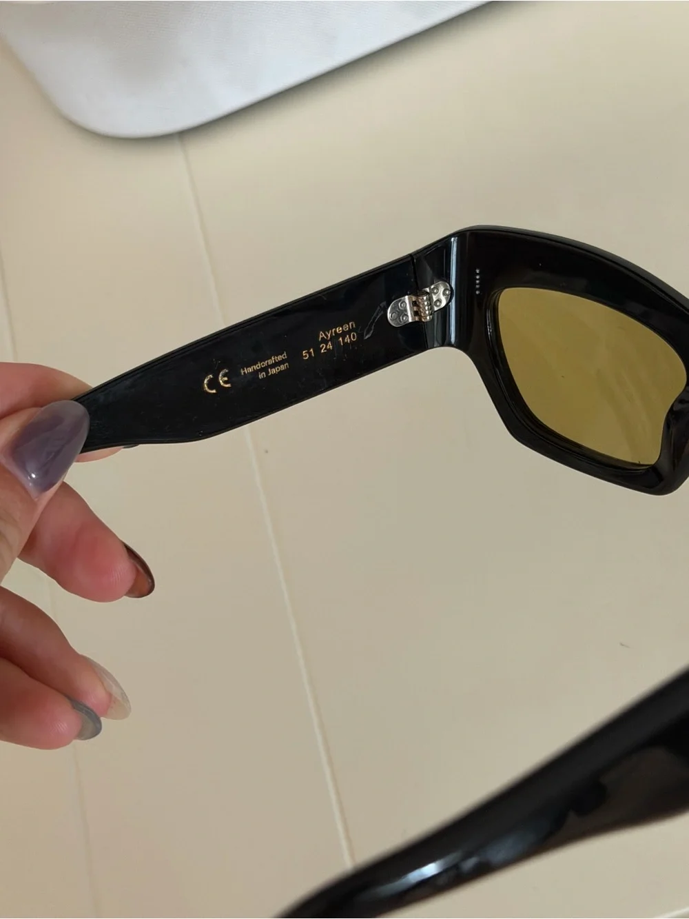 Port Tanger Black Sunglasses with Yellow Lenses - STYLE ARYEEN
